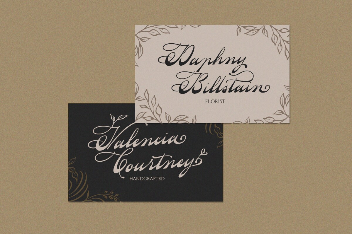 Yesternight Vintage Script Font: Classic Hand Lettering - Etsy