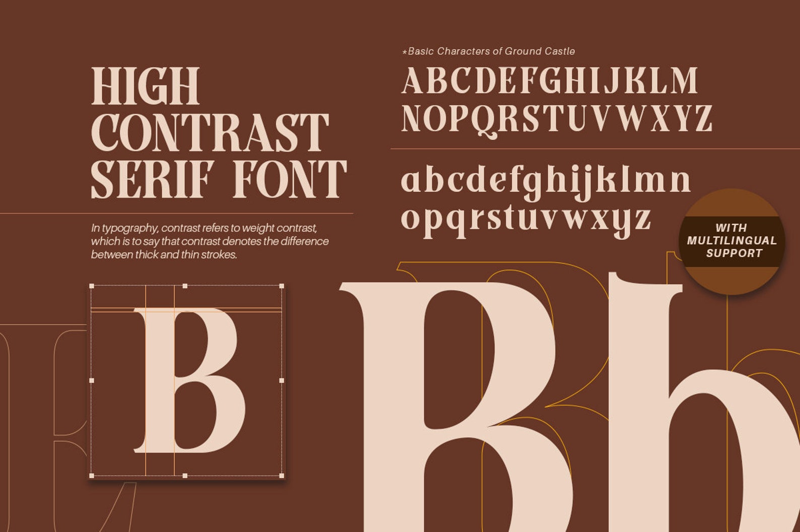 Ground Castle, Swash Font, Serif Font, Modern Serif, Elegant Font, Luxury Font, Modern Font