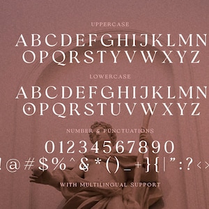 Romans Story Ligature Serif Font. Serif Font, Luxury Font, Sophisticated Font, Elegant Font, Stylish Font, Fashion Font, Chich Font, image 9