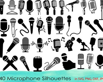 Download Microphone Svg Etsy