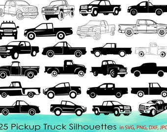 Free Free 228 Pickup Truck Silhouette Svg SVG PNG EPS DXF File