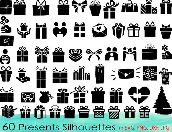 Download 60 Presents Svg Bundlegifts Svgpresents Clipartpresents Etsy