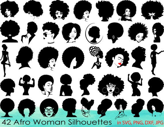 Free Free 96 Black Woman Face Silhouette Afro Woman Svg Free SVG PNG EPS DXF File