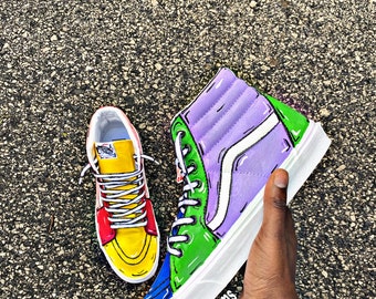 mardi gras color vans