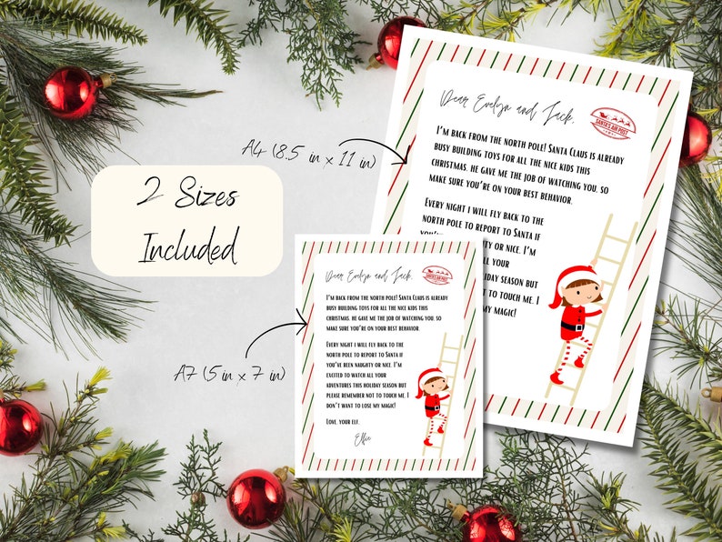 Elf Arrival Letter Template Note From Elf on the Shelf Editable Elf Elf Arrival Letter Template Note From Elf on the Shelf Editable Elf