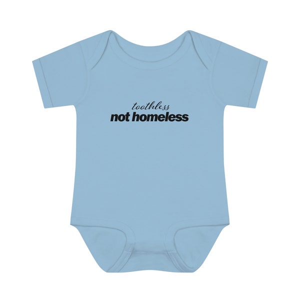 Thoothless Not Homeless | Bravo TV | Real Housewives of New York | Luann De Lesseps | Infant Baby Onesie
