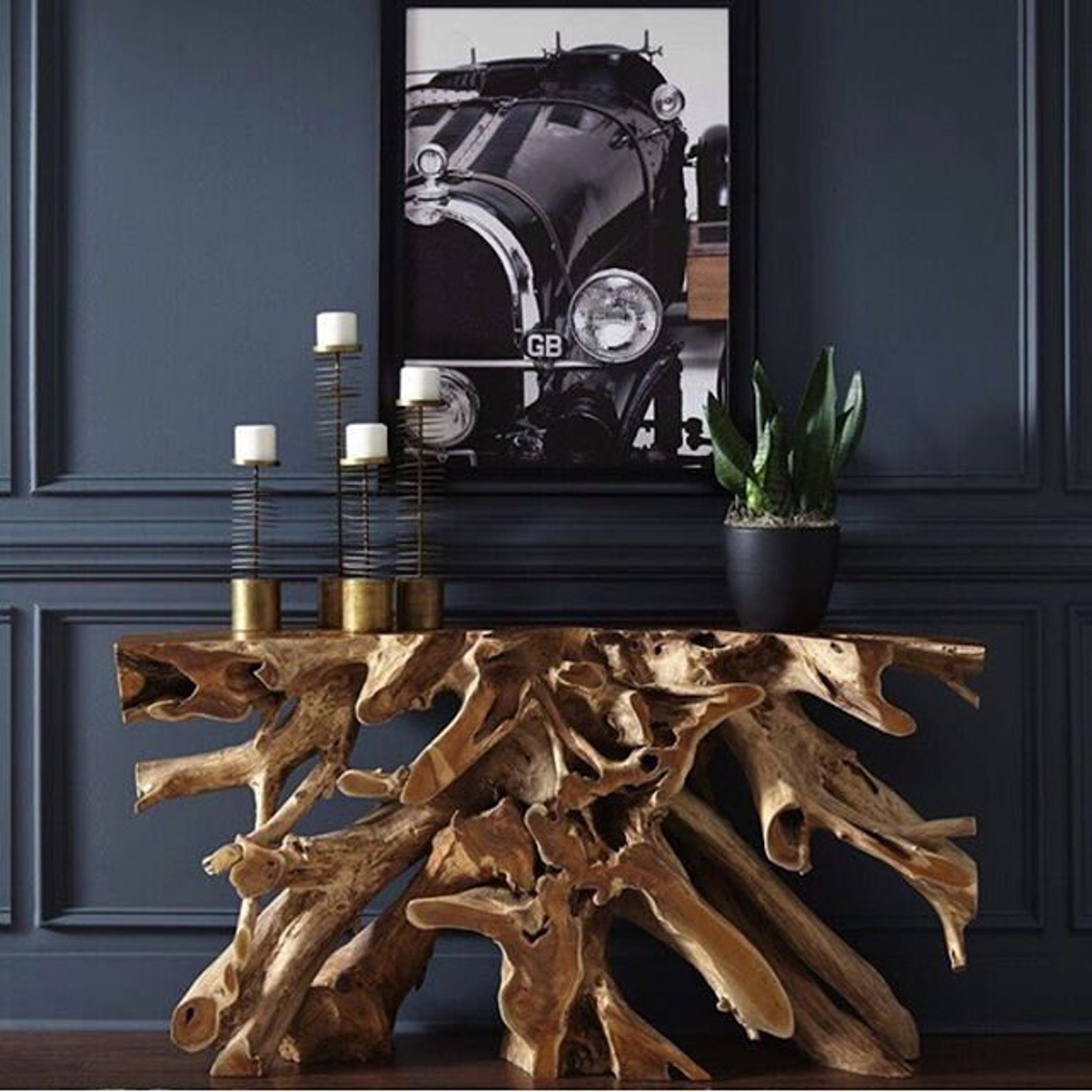Lychee root Console Table