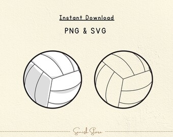 Volleyball SVG & PNG | Volleyball SVG for Cricut, Silhouette, Laser Cutter | Sports Svg | Volleyball Mom Shirt Svg | Volleyball Team, Player
