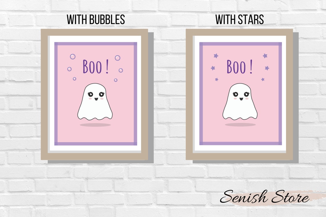 Halloween Printable Sign 8x10 Wall Decor Cute | Etsy