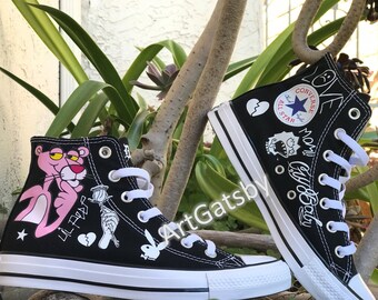 lil peep pink shoes