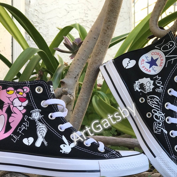 lil peep shoes custom