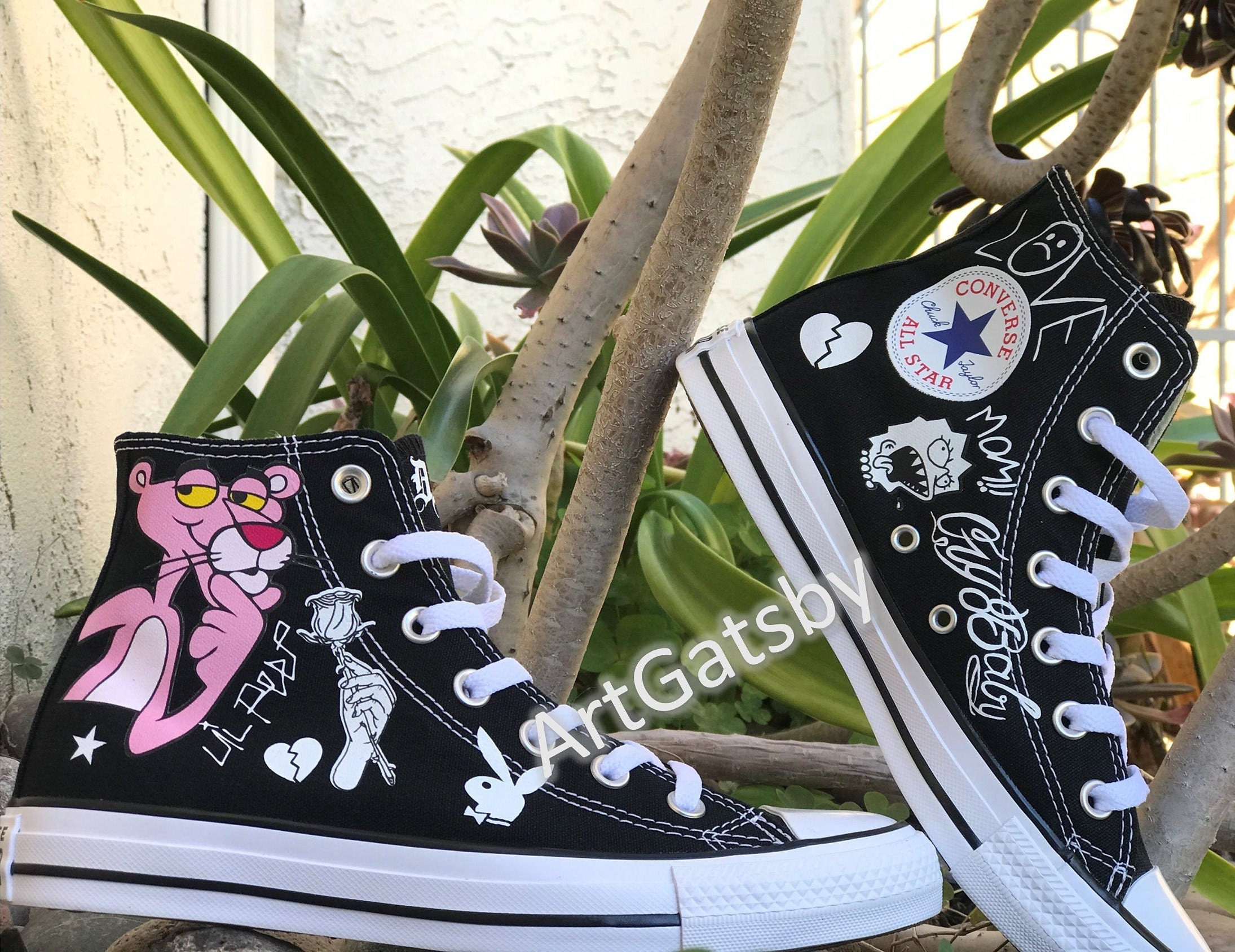 ALL STAR CHUCK TAYLOR PRETO/ROSA PÁLIDO - Loja Rock n' Roll