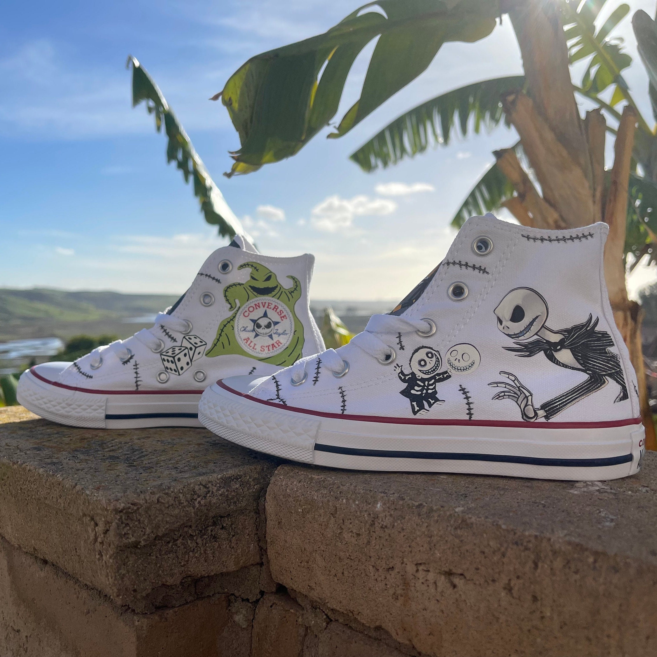 Custom Sonic & Tails Converse Shoes 8men/ 10 Women / Low Top Shoe