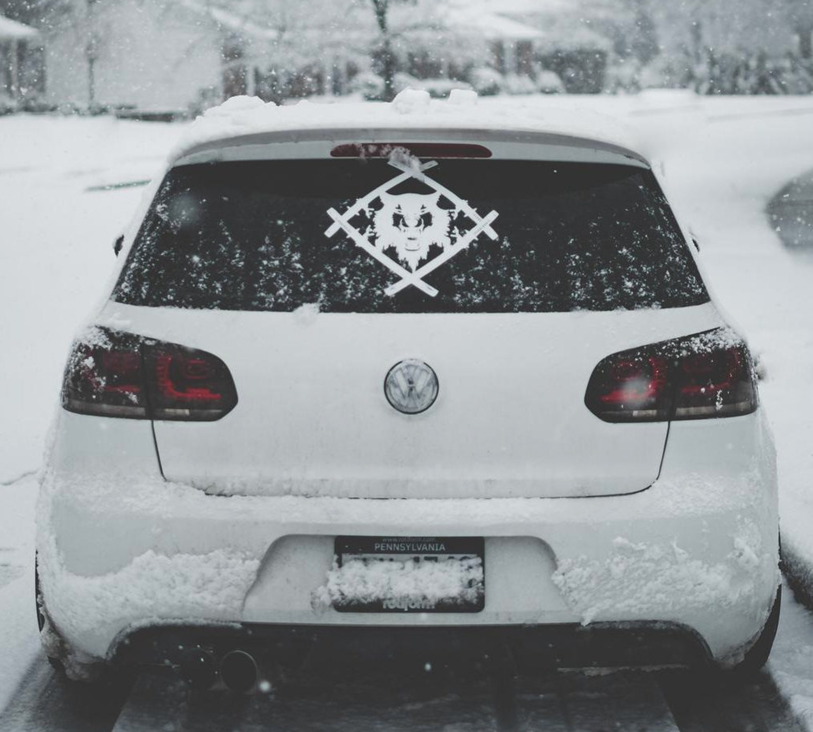 Xavier Wulf Hollow Squad Vinyl Decal Sticker 4 x 4 Etsy