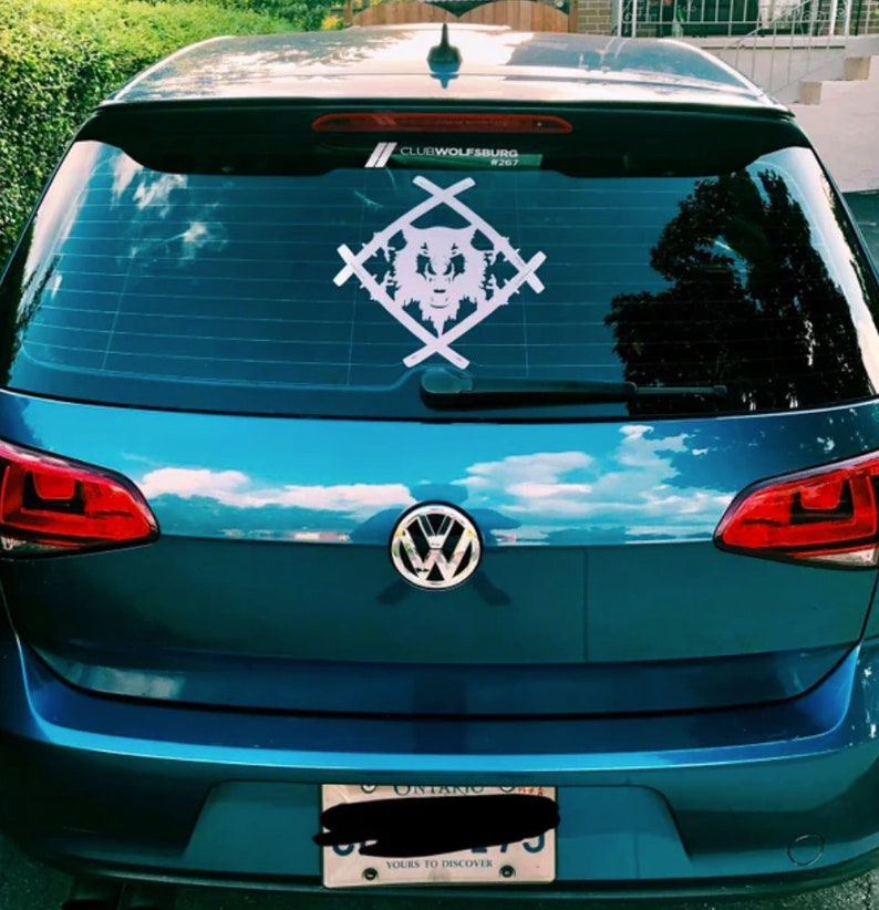 Xavier Wulf Hollow Squad Vinyl Decal Sticker 4 x 4 Etsy