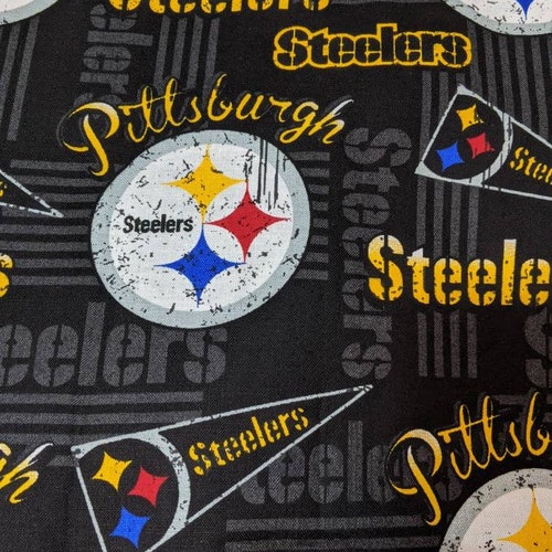 Pittsburgh Steelers NFL Football Tie Die Black 42 Inches Wide - Etsy