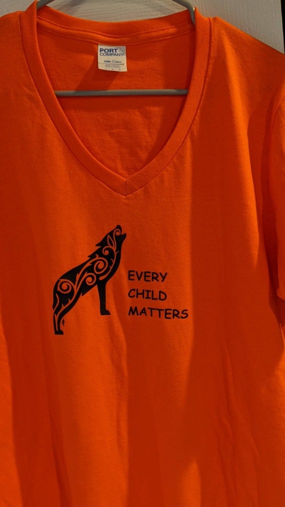 ladies orange shirt