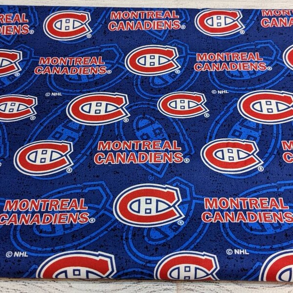 Montreal Canadiens Fabric Etsy Canada
