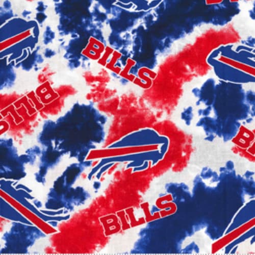 NFL Buffalo Bills Tie Dye Fabric Etsy