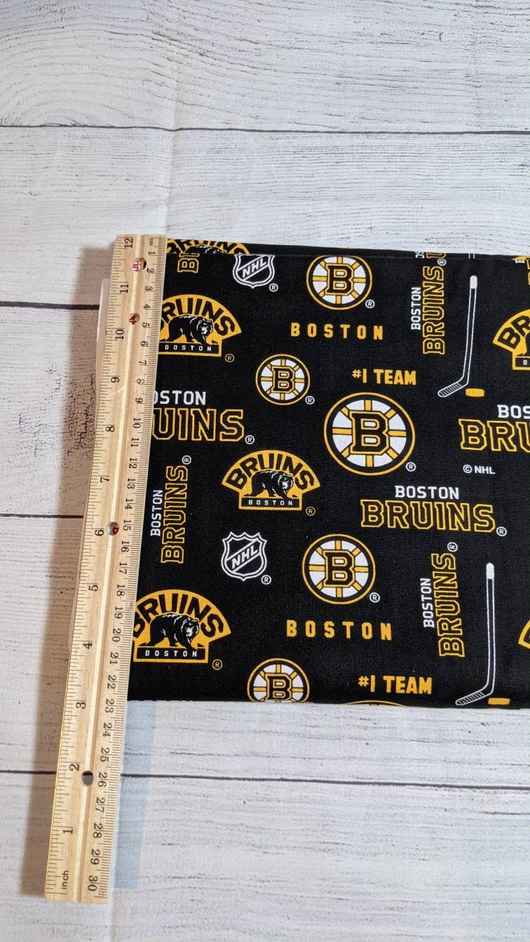 Boston Bruins Beaded Patch Flannel Shirt.