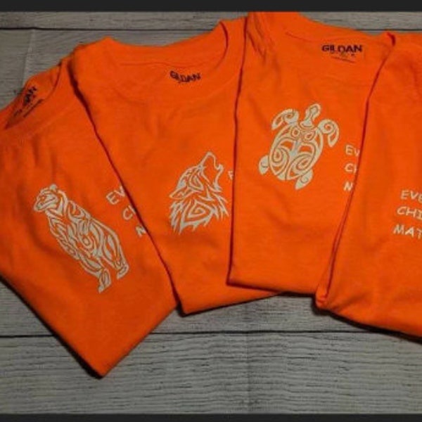 Adult Orange shirt day Every Child Matters shirts