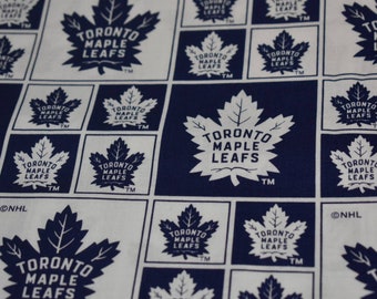 NHL Toronto Maple Leafs blocks fabric