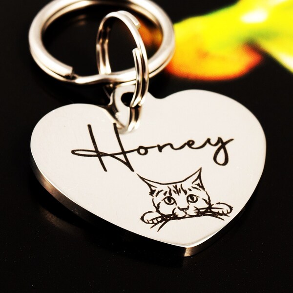 Cat Tags Etsy