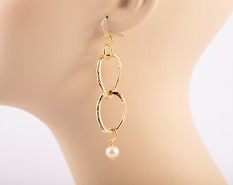 Orecchini Unoaerre - Gold - Catena Ovale Piatta - 10EXO0038G-1AR