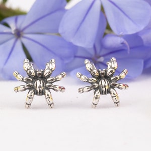 Spider Earrings Sterling Silver/Spider Stud Earrings/Spider Earrings/Spider Stud/Hypoallergenic Earring/Silver Spider Earring/Insect Earring