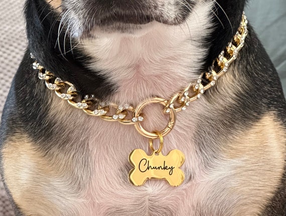 Chunky chains dog collar cheap