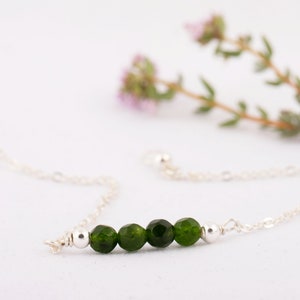 Jade Bracelet Sterling Silver/Jade Bracelet/Jade Bracelet Women/Jade Crystal Bracelet/Goodluck Bracelet/Gift for Her/Prosperity Bracelet