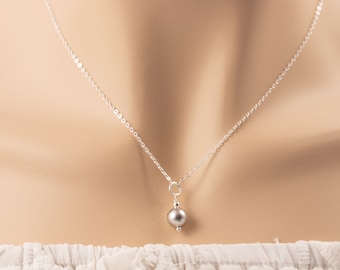 ★SENTIMENTS★ ESSENTIAL NO.3 GREEN PEARL NECKLACE 925 SILVE il_1080xN.6758903319_305u.jpg