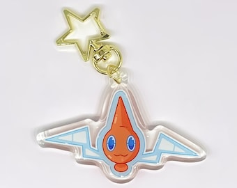 Rotom Keychain Acrylic Charm 2.5" Double-Sided
