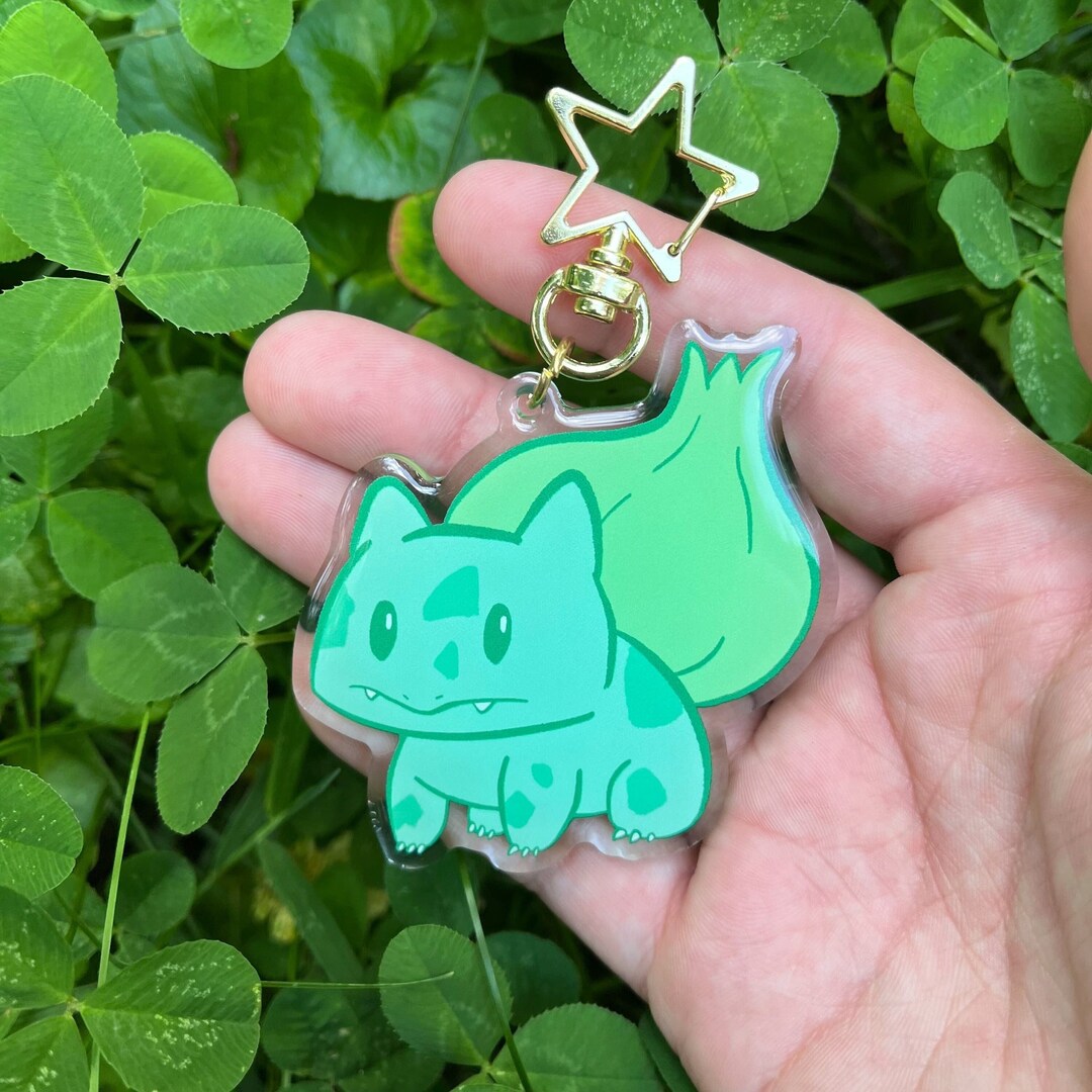 Bulbasaur Keychain Acrylic Charm 2.5