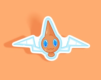 Rotom Sticker | 3" Waterproof, Scratch Resistant, UV Resistant Vinyl Sticker