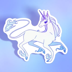 De laatste eenhoorn-sticker | 3" waterdichte, krasbestendige, uv-bestendige vinylsticker