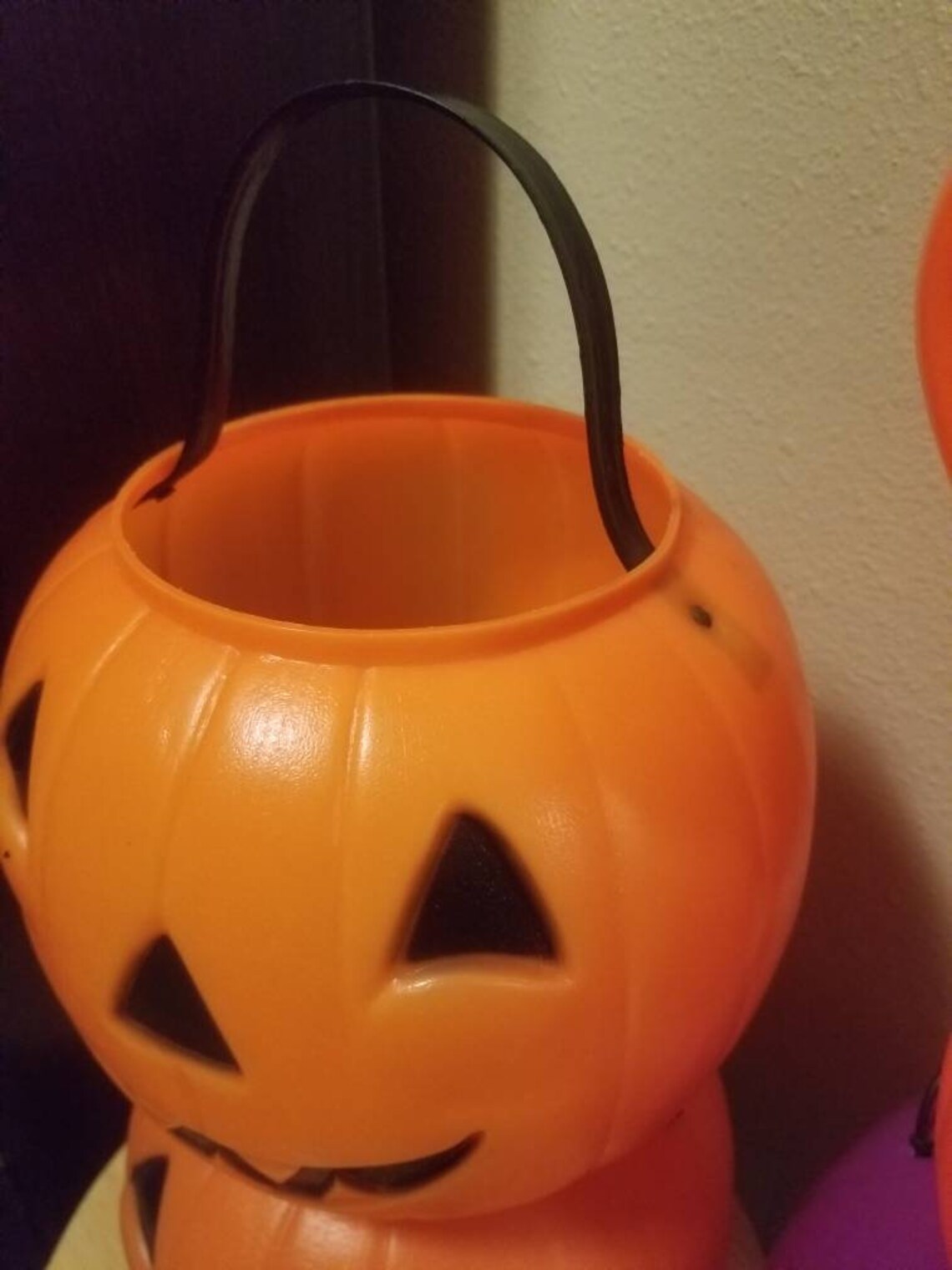 Set of 5 Vintage Halloween blow mold candy buckets Etsy