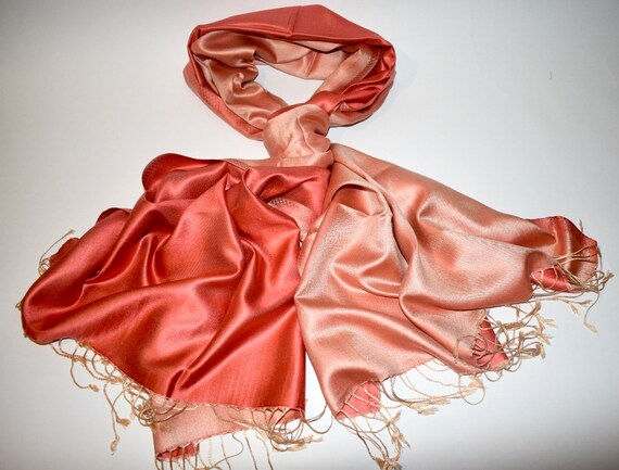 Nina Silk Scarf, Mulberry Pashima Scarves,oversized Silk Shawl