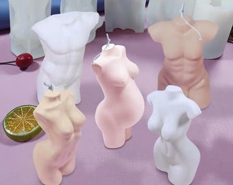 US Stock!3D Body shape Mold,Candle Mold,Pregnant woman Body mold,Woman Body mold,Resin mold,Handmade Soap Mold,DIY Difusser Muscle man mold