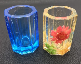 Hexagon Pen Holder Silicone Mold: DIY Resin Art Craft,US Stock