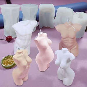 US Stock!3D Body shape Mold,Candle Mold,Pregnant woman Body mold,Woman Body mold,Resin mold,Handmade Soap Mold,DIY Difusser Muscle man mold