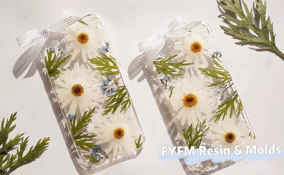 Clear Resin Floral Phone Case: DIY iPhone Case