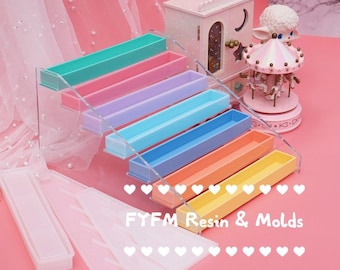 Resin Tray Mold: Silicone DIY Makeup Holder & Coaster Molds,US Stock
