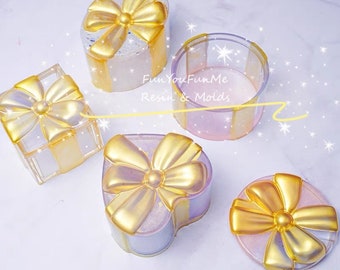 Resin Trinket Box Mold: DIY Earring Holder, Jewelry Box Casting,US Stock
