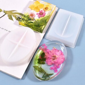 Soap Dish Silicone Resin Mold: Jewelry Tray, Ring Holder,US Stock image 3