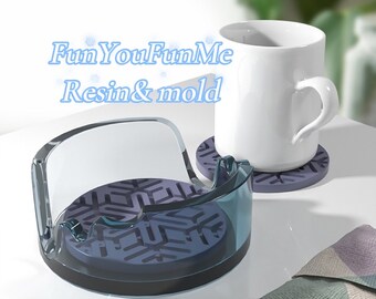 Snowflake Coaster Resin Mold: DIY Epoxy Plate Tray，US Stock