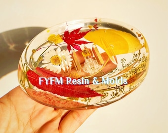 Oval Soap Dish Resin Mold: Handmade Holder Box for Casting,US Stock