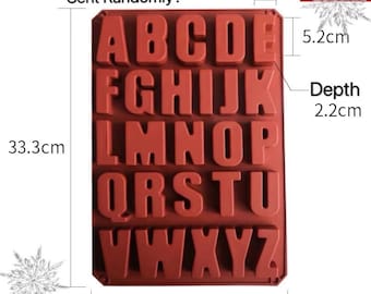US Stock!Alphabet Silicone Mold, LED Light Stand, Big Letters Mold, Resin Mold, Keychain Resin Keychain Initial Molds,Cake Mold,Resin Light