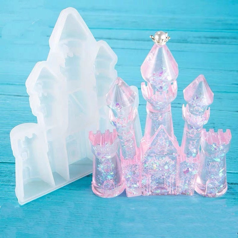 US Stock!resin Castle Mold,silicone Magic Castle Mold, Handmade Gift ...