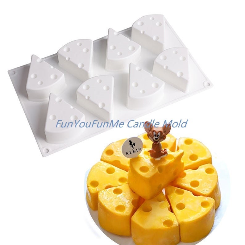 US Stock!Cheese Silicone Mold set ,Soap mold,Candle mold, Fondant making chocolate Handmade, Resin epoxy mold, DIY Cake Decoration Crafts